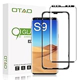 OTAO Galaxy S9 Screen Protector Tempered Glass, [Update Version] 3D Curved Dot Matrix [Full Screen Coverage] Glass Screen Protector(5.8") with Installation Tray [Case Friendly] for Samsung Galaxy S9