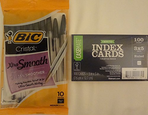 Composition Notebooks, Index Cards & Bic Pens Pack - Image 3