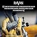 Dragonhawk Raven Rotary Tattoo Machine Soft Hard Hit Adjuster Machine Custom Coreless Motor with 304 Steel Tattoo Grip Q555 (Gray)