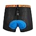 Santic Men's Cycling Underwear Breathable Padded Bike Underwear Bicycle Gel Shorts Black