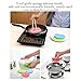 Multi-function Silicone Sponge Brush,Most Helpful Kitchen Essential Dishwashing Gadgets,with Soft Bristles Easy to Clean Dishes,Fruits,Vegetables,Even be Mat for Hot Things 3 Packs