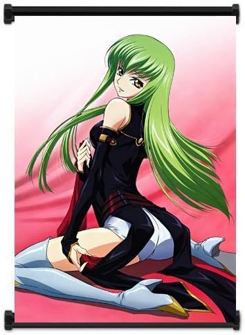 Code Geass Lelouch Of The Rebellion Sexy C C Anime Fabric Wall Scroll Poster 16 X 22 Inches By Wall Scrolls Amazon De Home Kitchen