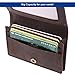 PDTXCLS Credit Card Holder for Men RFID Blocking Leather Front Pocket Wallets Minimalist Pabin (Texas Brown)