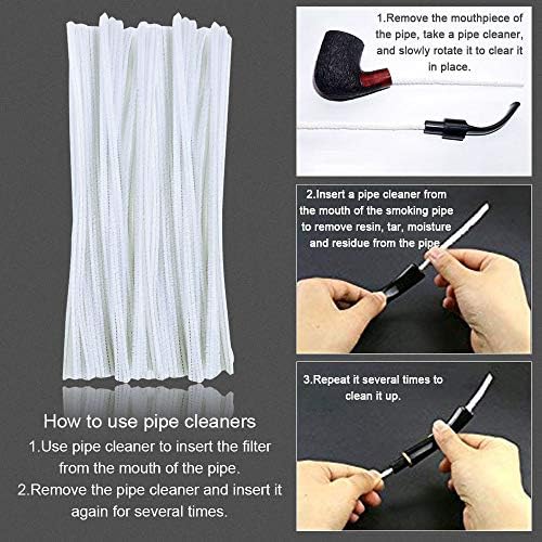 Rmenoor Pipe Cleaners 300 Pieces Pipe Cleaners White Chenille Wire Bending Plush Pipe Cleaner For Crafts And Diy Crafts Decorations For Children And Adults Amazon De Kuche Haushalt