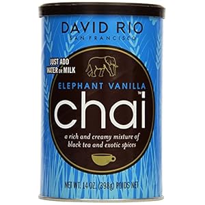 David Rio Chai Elephant Vanilla aus San Francisco, Pappwickeldose (1×398 g)