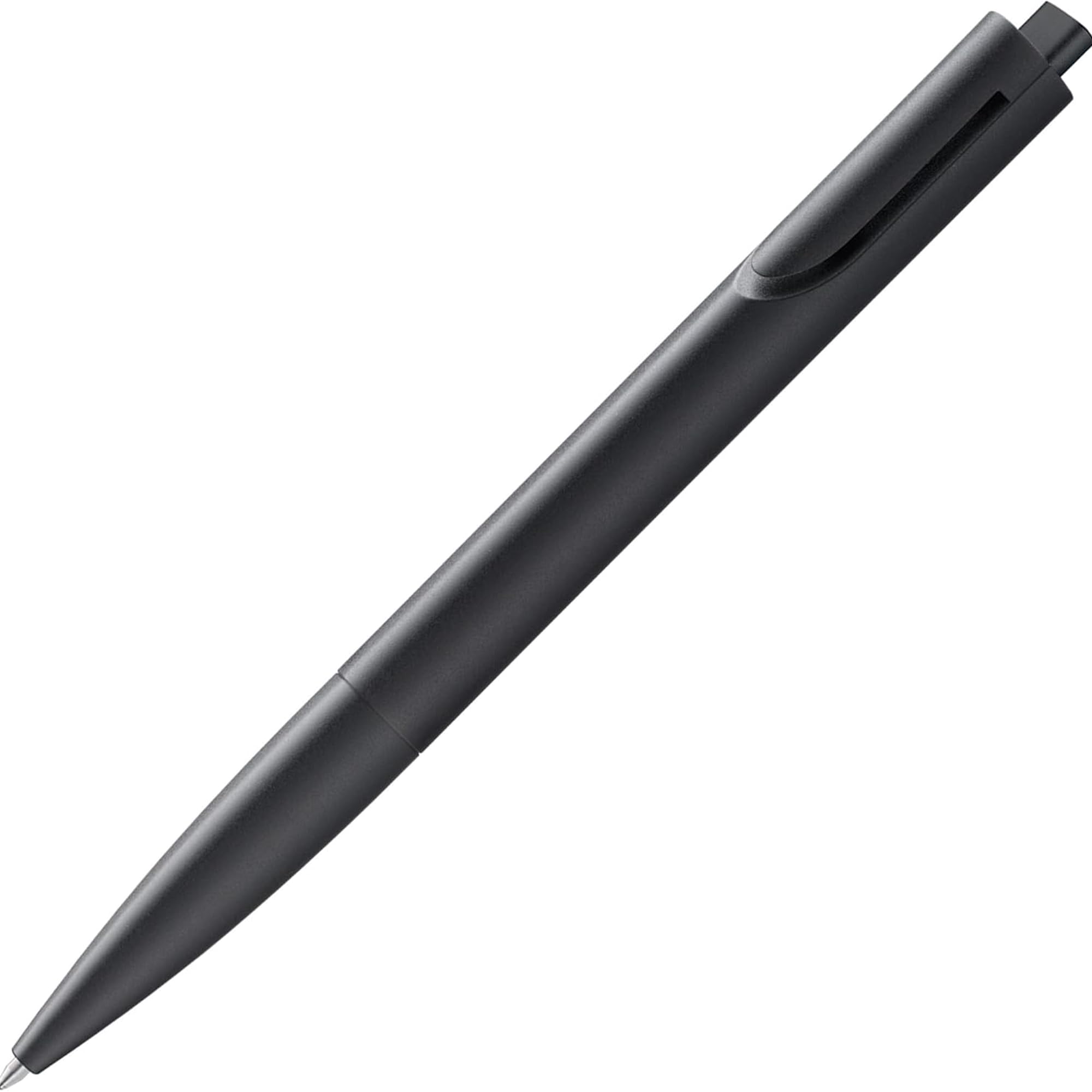 Lamy noto black ballpoint pen - purist ballpoint pen with triangular plastic barrel - clip emerges from the barrel contour - incl. large capacity refill M 16 in line width M in black โ image 1