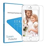 Emixc iPhone 5 Screen Protector Ultra Thin Crystal Clear Bubble Free Screen Protector for iPhone 5/5S/5C/SE (2 Pack)