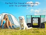 ROMANTIC BEAR Foldable Pet Playpen 100x80x60cm Portable Dog Cat Fence view 4