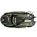 Pyramid Path Triple Premium Deluxe Roller with 5 Accessory Pockets Bowling Bag (Black/Lime Green)