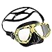 Snorkeling Mask,OBOSOE Anti-Fog Scuba Diving Mask,Swim Snorkel Mask with Strap& Dive Mask for Women Men Kids Adults-Yellow