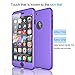Tekcoo for iPhone 7 Plus Case, [T360 HY] Ultra Thin Full Body Coverage Protection Scratch Proof Hard Slim Hybrid Cover Shell with Tempered Glass Screen Protector for iPhone 7 Plus(5.5 inch) [Purple]