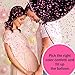 Gender Reveal Confetti Balloon – Pink and Blue Confetti Balloon – Balloon for Baby Shower – Giant Black Balloon for Gender Reveal