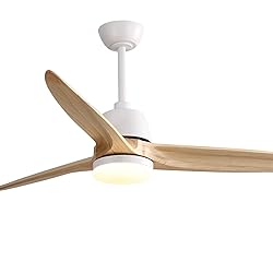 CACI Mall 56 inch Wood Ceiling Fan Indoor with