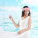 Vivivalue Christmas Handmade Boho Rose Flower Headband Hair Wreath Halo Floral Garland Crown Headpiece With Ribbon Festival Wedding Party Pink