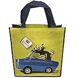 Universal Studios Minions Tote Bag, Reusable, Speedy Car Ride, Medium