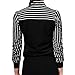 TOPUNDER 2018 Women Tie-Bow Neck Shirt Striped Long Sleeve Splicing Blouse by