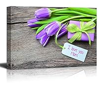Canvas Wall Art Mother's Day Theme Canvas Prints Home Artwork Decoration for Living Room Bedroom - 12x18 inches