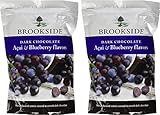 Brookside Dark Chocolate Acai with Blueberry 2 Pounds Resealable Bag (Pack of 2)