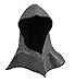Jacobson Hat Company Knights Chainmail Headpiece,Silver, Black,One Size