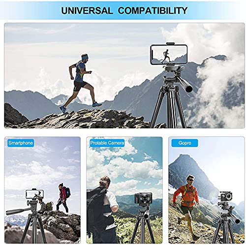 Phone Tripod, BONFOTO CD130 Aluminum Camera Tripod Portable Tabletop Travel Tripod Stand with 1/4\