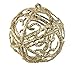 Juvale 32-Pack Christmas Tree Ornaments Set - Assorted Gold Shatterproof Christmas Balls and Pine Cones Decoration, 4 Festive Holiday Designs, Hanging Plastic Bauble Decor