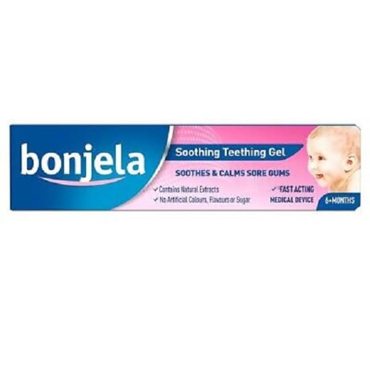Bonjela Baby Teething Gel for 6 Months+ Infants to Help Relieve Common Teething Symptoms, 15g