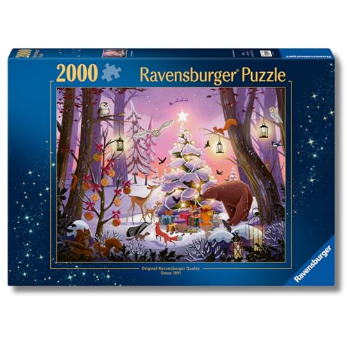 Ravensburger Adult Puzzle 2000 Pieces - Christmas in The Woods
