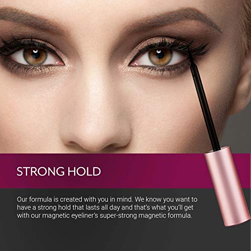 Aroamas Magnetic Eyeliner, Natural Look,Waterproof and Smudge Resistant
