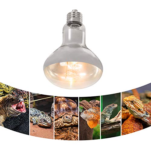 WACOOL Reptile Heat Lamp UVA UVB Reptile Light All in One, Simulated