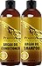 Argan Oil Shampoo and Conditioner Set - Sulfate Free All Natural Hair Repair Treatment, Clarifying Volumizing & Moisturizing, Color Safe, Gentle for Curly & Color Treated Hair Gift Set (2x 8oz)