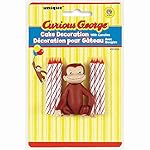 Curious George Cake Topper & Birthday Candle Set