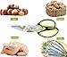Soufull Heavy Duty Multi Purpose Kitchen Scissors for Chicken,Poultry,Meat-Come-Apart Sharp Shears, Scissοr