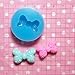 009LBF Kawaii Cute Fashion Bow Bowknot Fondant Silicone Mold for Cake Cookie Decorating Chocolate Soap Epoxy Clay