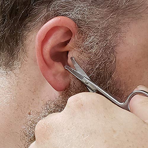 SpitJack Small, Sharp, Precision, Mini Scissors for Kitchen, Twine, String, Herbs, Sewing, Moustache, Beard, and Nose Hair. Safe for Children, Adult and Pet Grooming. 4 Inch Stainless Steel. 2 Pack. - Thumbnail 5