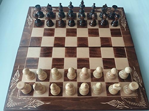 New brown chess set, checkers ,backgammon,handspindled wooden chess piece,15x15 in (38x38cm) chessboard box,wooden chess set,draughts,educational game, gift