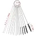 Carburetor Cleaning Kit to Clean ATV Snowblower Chainsaw Tecumseh Yamaha Honda Motorcycle Carburetors Cleaner - 10 Cleaning Needles with 5 Cleaner Brushes - Carburetor Cleaning Tools