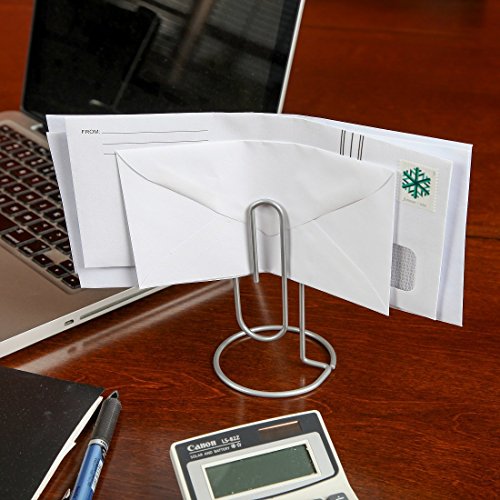HomeX Jumbo Desk Paper Clip Memo Holder & Organizer, Perfect Office