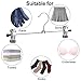 Northern Brothers Pants Hangers 50Pack Skirt Hangers with Clips Pants Hangers for Women Trouser Hangers Clips Hangers for Pants Slack Clothes Hangers with Clips
