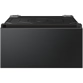 Samsung Bespoke AI Laundry Combo Pedestal with Storage Drawer, Brushed Black, WE702NB/US