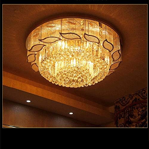 Z Liang ペンダントライト 高級感漂う モダンな照明 ヨーロッパのクリスタルシーリングランプリビングルームランプラウンドクリスタルランプ雰囲気のベッドルームレストランの照明led照明 インテリア照明 吊り下げ照明 Anadis Nl