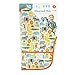 Bumkins Petit Collage Waterproof Sleeved Bib, Safari Mix (6-24 Months)