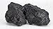 American Fireglass 10-Pound Black Lava Rock, XXL 4-6 Inch