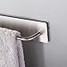 Kes Self Adhesive SUS 304 Stainless Steel Towel Bar with Hook Storage Bathroom Kitchen Hand Hanger Stick On Sticky Contemporary Style, Brushed Finish, BTH7200-2