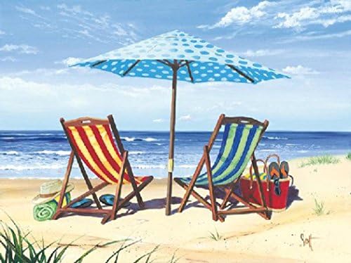 Heritage Puzzle In the Shade - 1000 Pieces - Shady Oceanside Relaxation