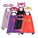 Mizzuco Cartoon Capes with Felt Masks Halloween Birthday Costume for Girls-4 PCS