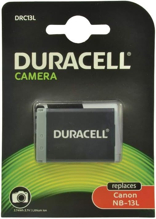 Duracell DRC13L Rechargeable Lithium-Ion Battery (Li-Ion) 1010 mAh 3.7 V, Rechargeable Batteries (1010 mAh, 3 Wh