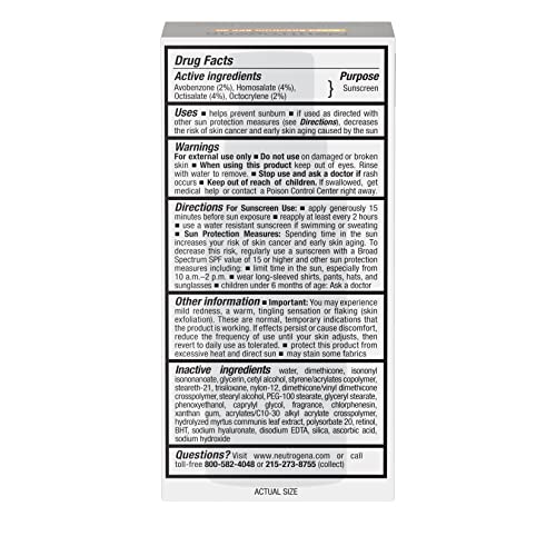 Neutrogena Rapid Wrinkle Repair Retinol Face Moisturizer with SPF 30