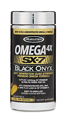 Muscletech Omega 4X SX-7 Black Onyx 100 Softgels