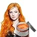 NYKKOLA 2023 Hair Wax Dye Styling Cream Mud, Natural Hairstyle Color Pomade, Washable Temporary Modeling DIY Hair Color Dyes, Party Cosplay (Orange)