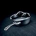 Calphalon Contemporary Hard-Anodized Aluminum Nonstick Cookware, Shallow Sauce Pan, 2 1/2-quart, Black